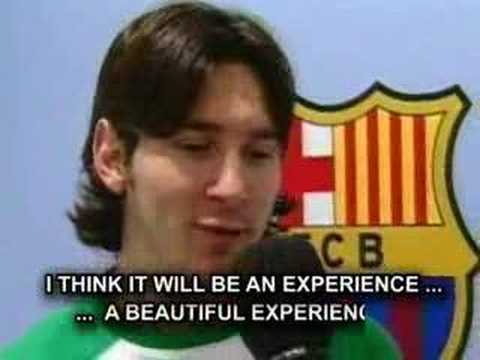 Messi is looking forward to coming to the States!