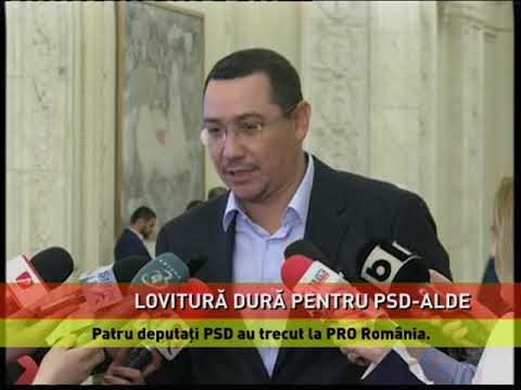 Patru deputaţi PSD au trecut la Pro România