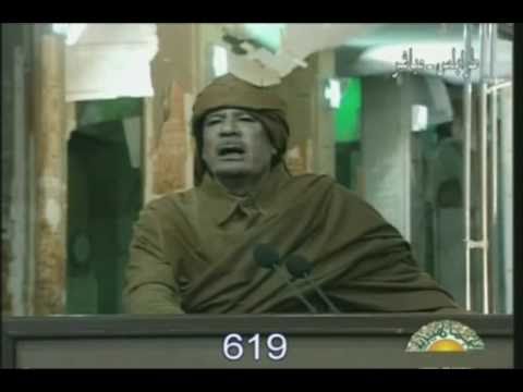 أقوى لقطة في خطاب القذافي 22 فبراير