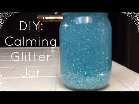 how to make glitter sink in water