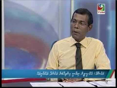 nasheed - Raajje Miadhu - 16 May 2013 - President Mohamed Nasheed.