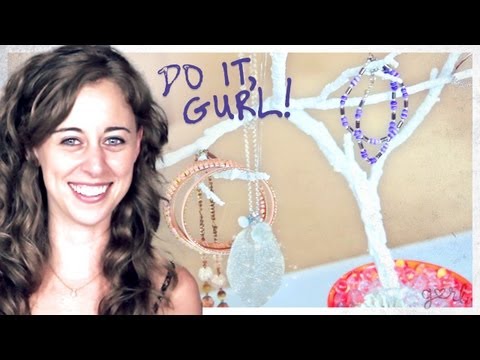 how to make a jewelry tree