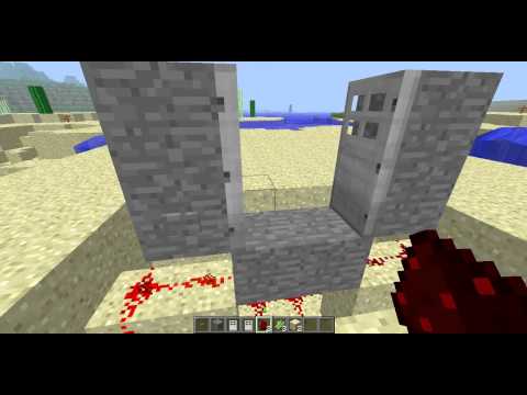 how to open iron doors in minecraft pc