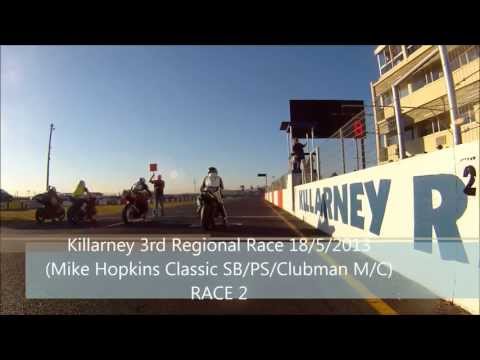 Killarney 3rd Regional Race 18/5/2013 (Mike Hopkins Classic SB/PS/Clubman M/C) RACE 2