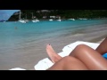 Swimming in St.Barts Nikki Beach - YouTube
