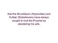Exposing Shia pt 5- The prophet defends his wife