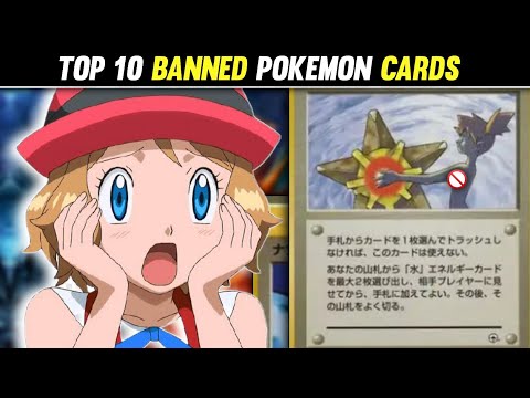 Top 10 Banned Pokemon Cards|Top 10 Censored Pokemon Cards|Top 10 Pokemon Cards That Got Banned|Hindi