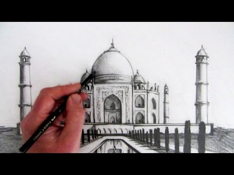 how to draw eiffel tower on wall