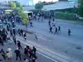 Demonstration på Hillerødgade - politiet slår tilbage 2