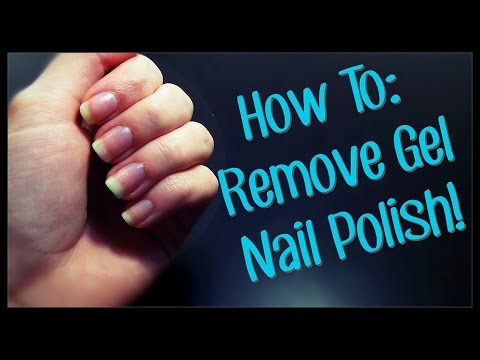 how to remove gel nail varnish