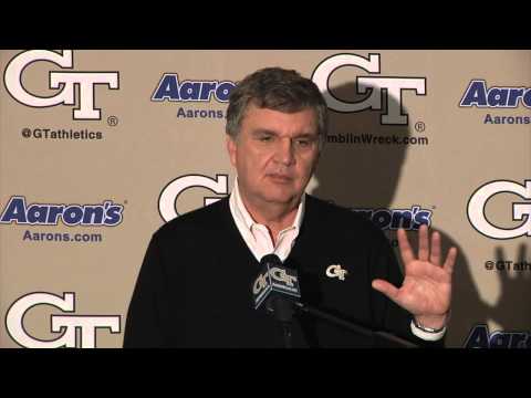 PAUL JOHNSON - Georgia Tech Coach Paul Johnson discusses Signing Day 2013. Full details on the class: http://www.ramblinwreck.com/sports/m-footbl/spec-rel/020613aaa.html.