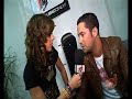 emmanuel moire et christophe ma� dans une petite r�portage sur le 'backstage' des nma...