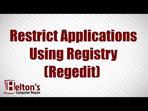 how to locate registry in windows 7