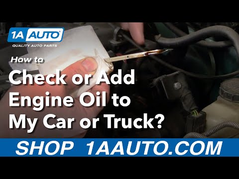 how to check the oil in a car