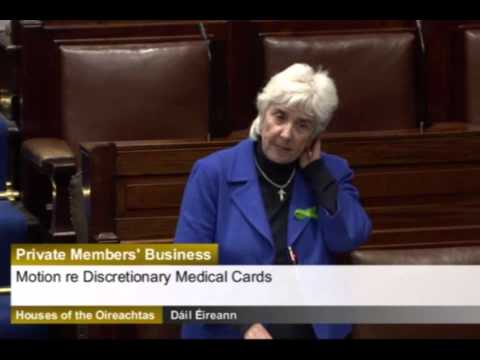 Maureen O’Sullivan TD on Medical Cards May 15th