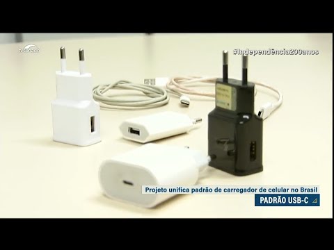 Proposta unifica padrão de carregadores de celular no Brasil