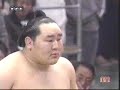 Sumo-March-2006-Asashoryu Beats Chiyotaikai