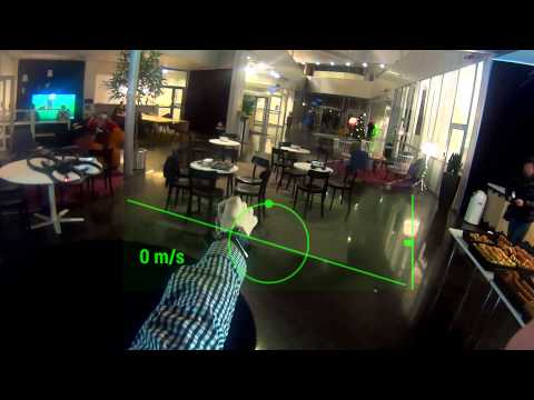 Control a drone with SmartEyeglass and SmartWatch 2