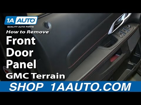 How To Remove Install Front Door Panel GMC Terrain
