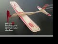 tricycle landing gear rubber band airplane
