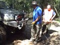 Winching a Range Rover