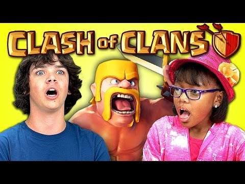 KIDS REACT TO CLASH OF CLANS