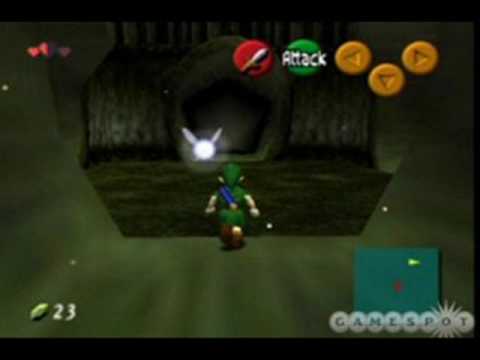 how to find saria in the lost woods nintendo 64