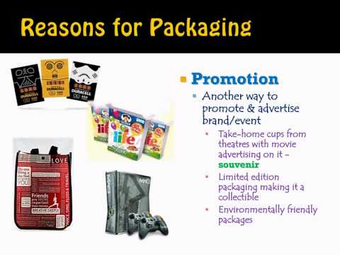 Packaging - This video explores the reasons for packaging; as well as the elements of an effective product's package.