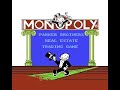 here are parts of the game monopoly for the nintendo. i actually beat this game which is pretty funny because no one ever finishes monopoly right? any how enjoy!
