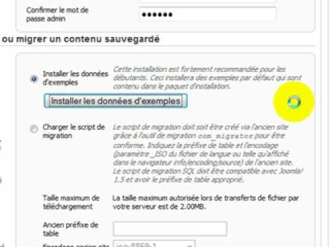 comment installer joomla sur serveur locale video
