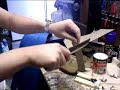 Leu Custom Knives - Cardboard Envelope Push Cutting