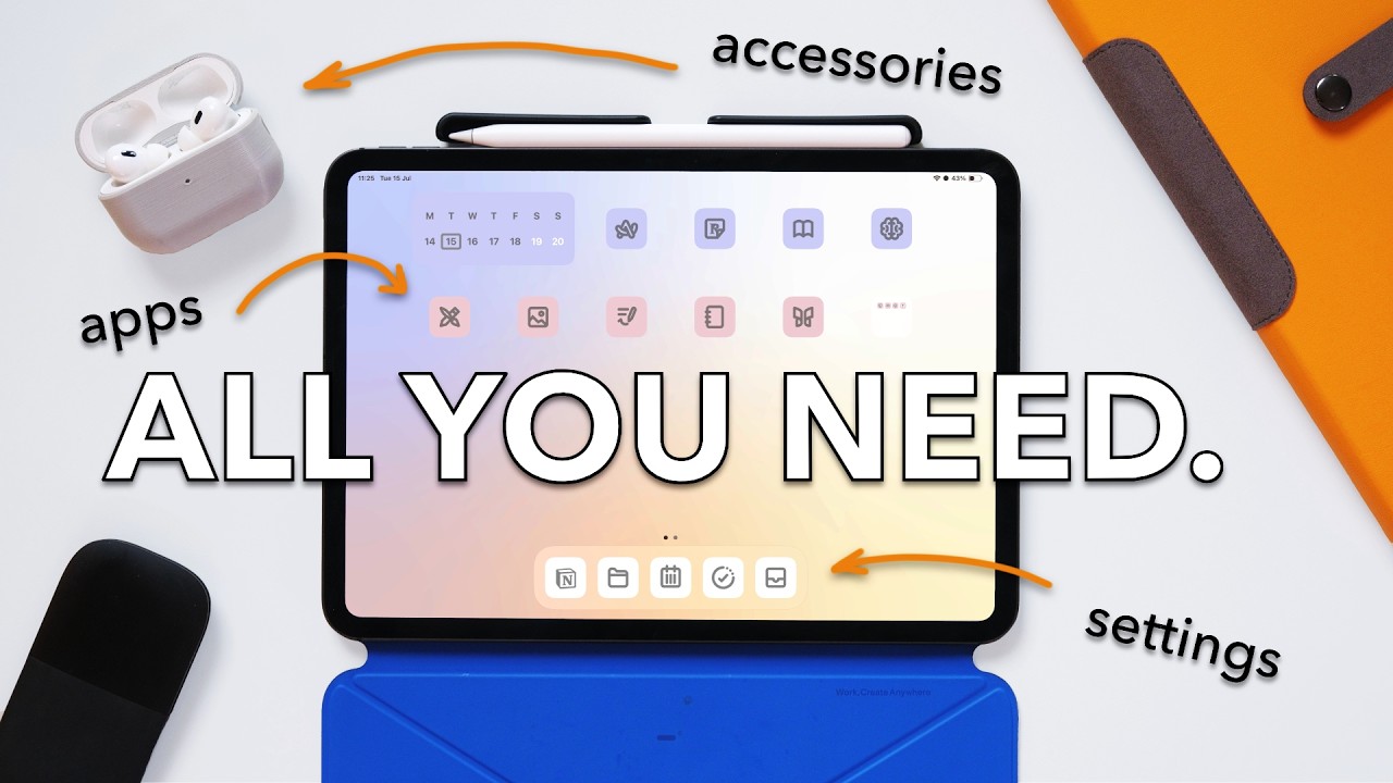 I Designed My Perfect iPad Setup (to prove a point)