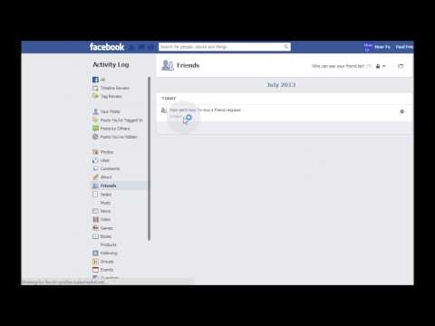 how to see who you've friend requested on facebook