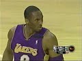 2003-02-06: Kobe Bryant 46 points, 6 rebounds, 3 assists vs. Knicks (1/9 40 point streak). Part 1/2 2003-02-06: Kobe Bryant 46 points, 6 rebounds, 3 assists vs. Knicks (1/9 40 point streak). Part 1/2