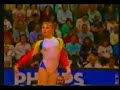 DANIELA SILIVAS 1987 WORLDS TEAM COMP-FLOOR-PERFECT 10!