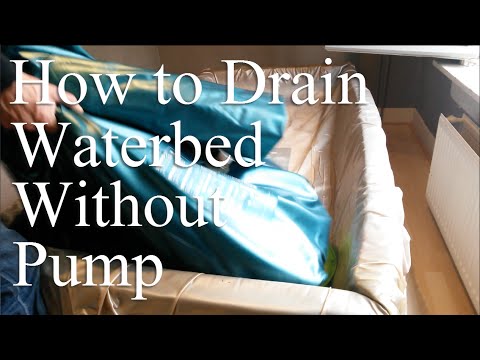 how to drain a waterbed