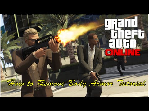 how to remove the body armor in gta v