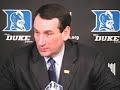 Post Game Press Conference: Duke 62, Wake Forest 40