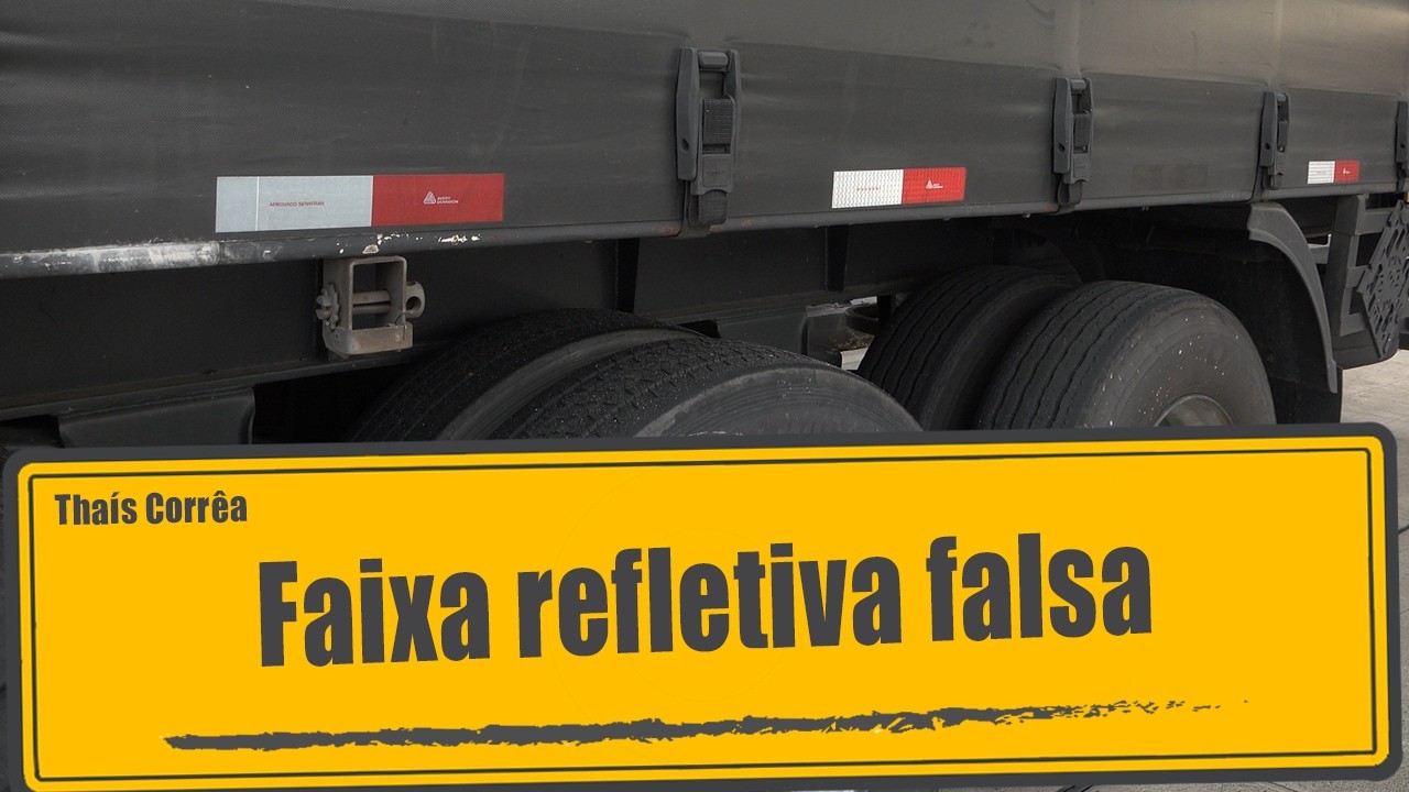 Como saber se a faixa refletiva é falsa?