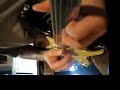 Fretless Guitarist Ned Evett plays Frusciante Strat