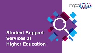 Student Support Services at Higher Education