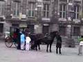 The Dam square in Amsterdam