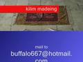 naturel dyes & kilim makeing