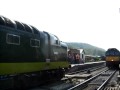 Deltic arriving at Levisham Station