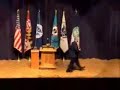 coast guard commandant addresses the academy