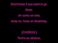 Alone- Avril Lavigne- Lyrics