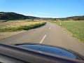 RC Impeller Jet Flying Next To Car