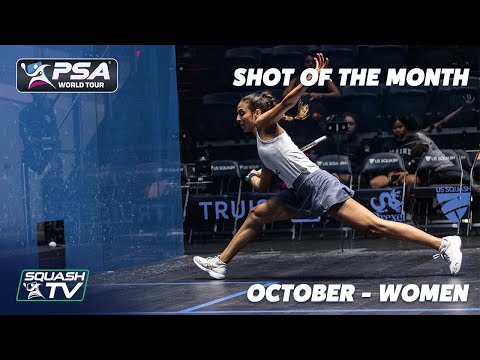 Squash: Shot of the Month October 2021 - Women