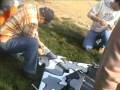 Alpower00 CRASH MAIDEN FLIGHT Depron Pusher SU-30Mk 1.6M