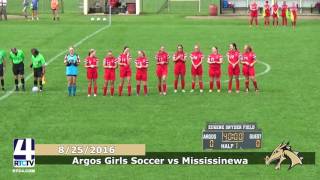 Argos Girls Soccer vs. Mississinewa